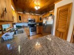 Kitchen with Electric Appliances and Granite Counter Tops 